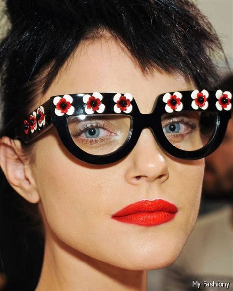 prada flower glasses|prada women glasses.